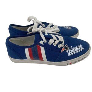 New England Patriots Womens Size 7.5 Bradford Exchange NFL Shoes Sneakers